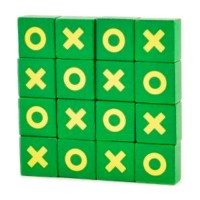 Дер. Крестики нолики 16 деталей Г-01 Дер. Крестики нолики 16 деталей Г-01