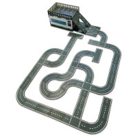 Деревянный Гараж и дорога nab022 