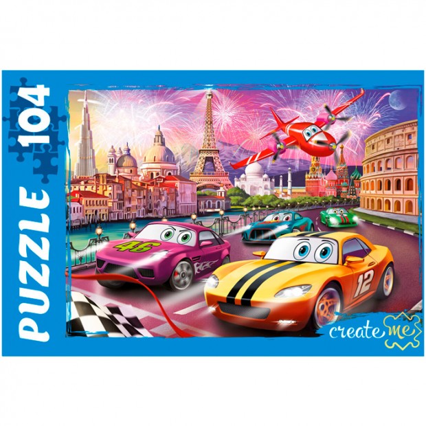 Пазл 104 Крутой вираж №7 П104-0742 Пазл 104 Крутой вираж №7 П104-0742