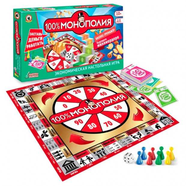 Игра Экономическая «100%Монополия» 04032