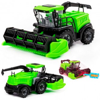 Комбайн "Полесье" №1 инерционный зеленый в сеточке 93974 Комбайн "Полесье" №1 инерционный зеленый в сеточке 93974