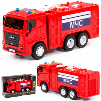 Автомобиль МАЗ Пожарный инерционный (со светом и звуком) (в коробке) 94094 П-Е /8/ Автомобиль МАЗ Пожарный инерционный (со светом и звуком) (в коробке) 94094 П-Е /8/
