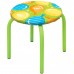 Табурет ТМ/5 с шариками на зеленом /Ника/ Табурет ТМ/5 с шариками на зеленом /Ника/
