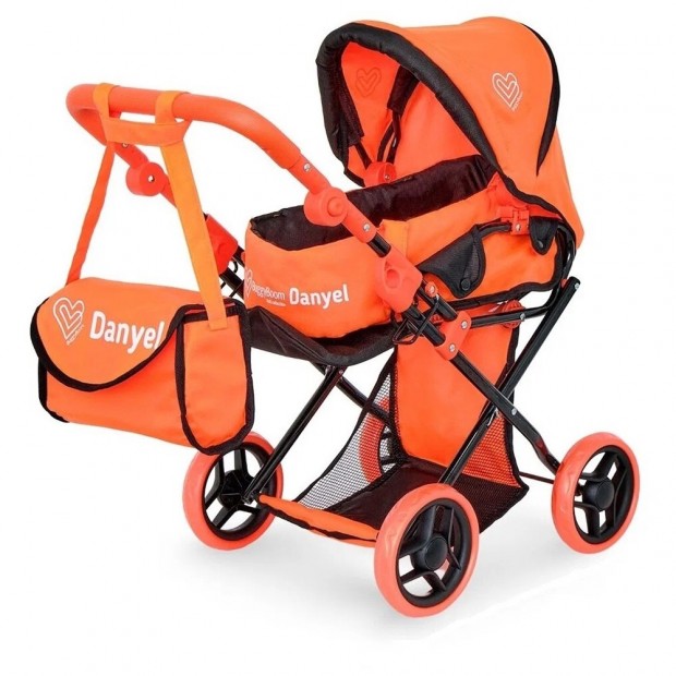 Коляска для куклы 8450-1125 Трансформер Buggy Boom оранжевый Infinia Коляска для куклы 8450-1125 Трансформер Buggy Boom оранжевый Infinia