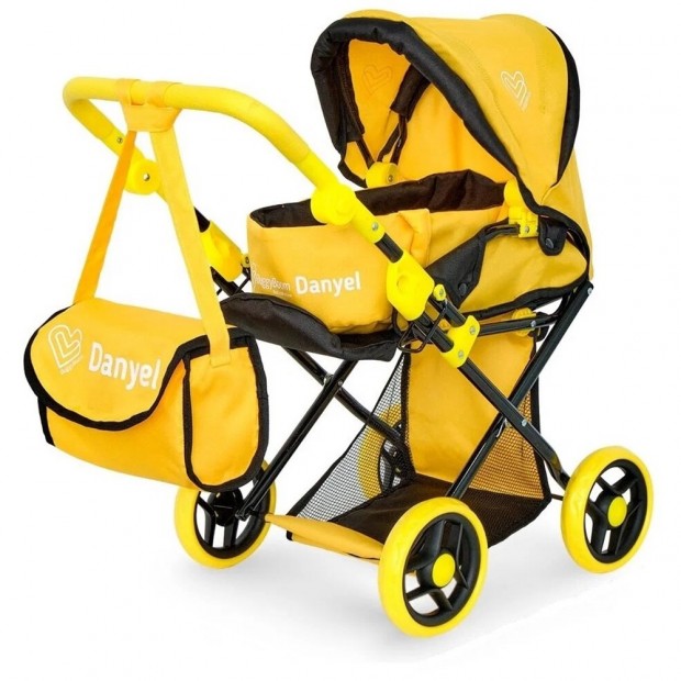 Коляска для куклы 8450-1175 Трансформер Buggy Boom жёлтый Infinia Коляска для куклы 8450-1175 Трансформер Buggy Boom жёлтый Infinia