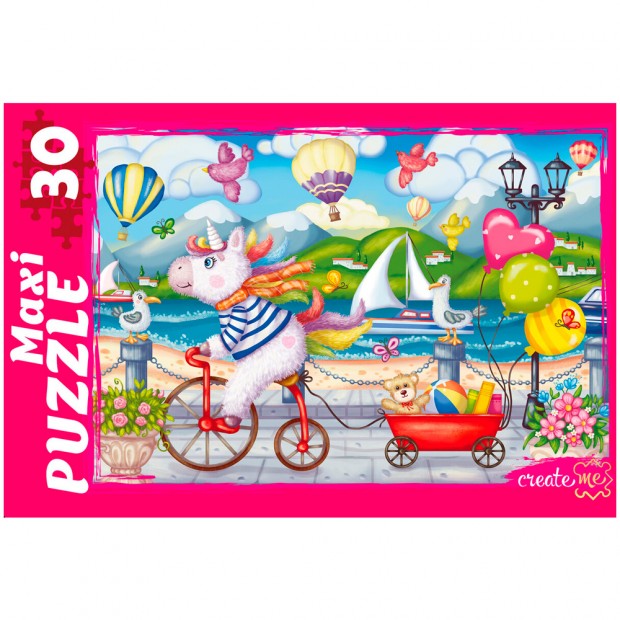 Пазл 30 Макси ЕДИНОРОГ НА ПРОГУЛКЕ № 2 ПМ30-2713 Пазл 30 Макси ЕДИНОРОГ НА ПРОГУЛКЕ № 2 ПМ30-2713