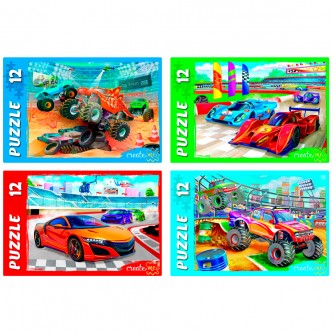 Пазл 12 КРУТОЙ ВИРАЖ № 9 П12-2716 Пазл 12 КРУТОЙ ВИРАЖ № 9 П12-2716