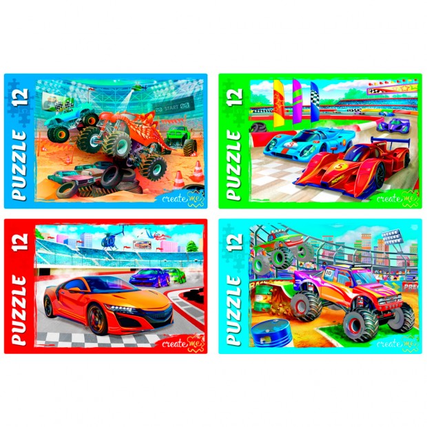 Пазл 12 КРУТОЙ ВИРАЖ № 9 П12-2716 Пазл 12 КРУТОЙ ВИРАЖ № 9 П12-2716