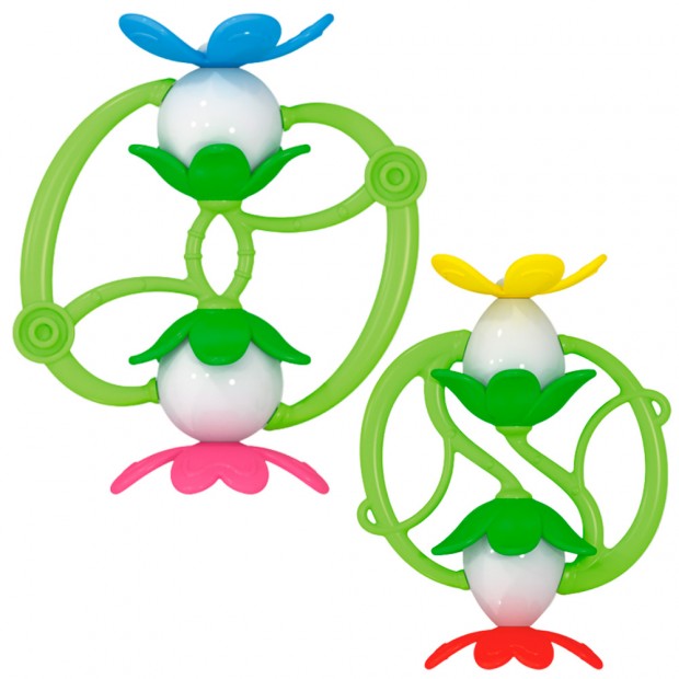 Погремушка-прорезыватель Двойняшки  02148