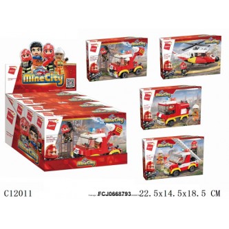 Конструктор 12011 QMAN Пожарная техника в кор. Конструктор 12011 QMAN Пожарная техника в кор.