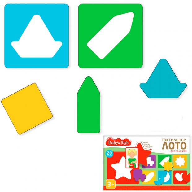 Лото Baby Toys Тактильное для малышей 04879 Лото Baby Toys Тактильное для малышей 04879
