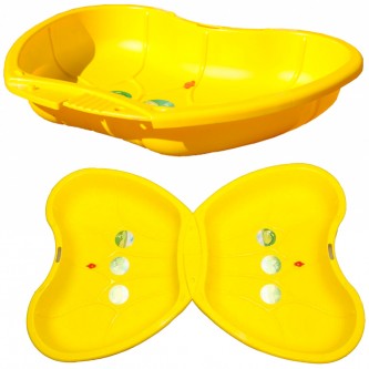 Песочница-бассеин Крыло бабочки желтая Песочница-бассеин Крыло бабочки желтая