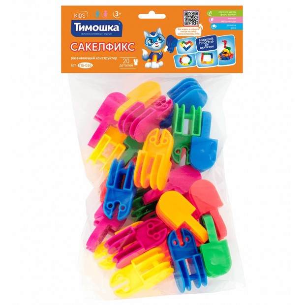 Конструктор «Сакел-Фикс» 20 дет. ПБ-016 Конструктор «Сакел-Фикс» 20 дет. ПБ-016