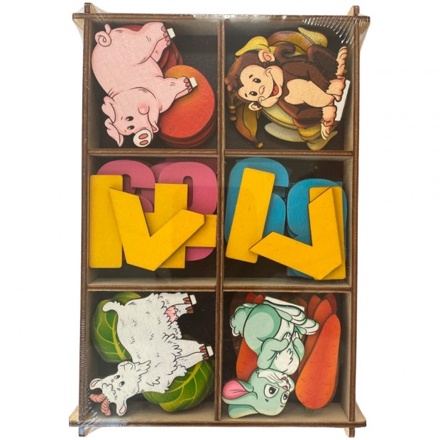 Деревянный Счетный материал Кто что съел? 74 дет. 8645 /18/ Деревянный Счетный материал Кто что съел? 74 дет. 8645 /18/