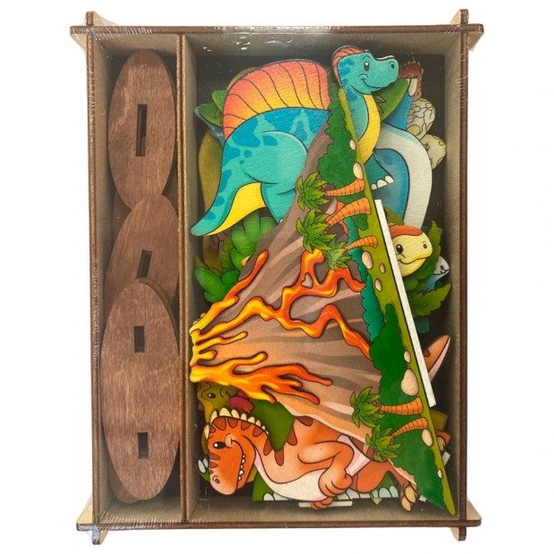 Дер. Игра Динозавры 29 дет. 8646 /18/ Дер. Игра Динозавры 29 дет. 8646 /18/