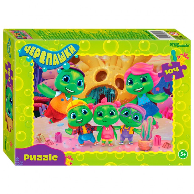Пазл 104 Черепашки 82248 Степ Пазл 104 Черепашки 82248 Степ