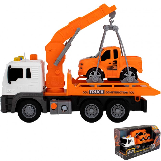 Машина на батарейках Young Racer Эвакуатор в коробке Машина на батарейках Young Racer Эвакуатор в коробке