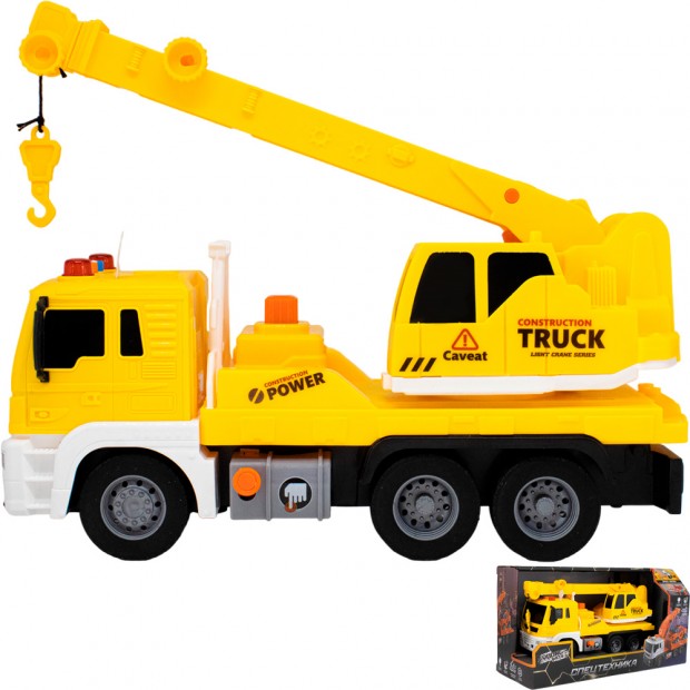 Машина на батарейках Young Racer Кран в коробке Машина на батарейках Young Racer Кран в коробке