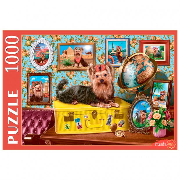 Пазл 1000 Щенок Йоркширского терьера Ф1000-4301 Пазл 1000 Щенок Йоркширского терьера Ф1000-4301