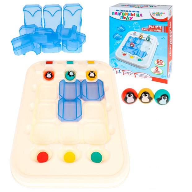 igra-golovolomka-seriya-veseloe-iq-razvitie-pingviny-na-ldu-3-urovnya-slozhnosti-60-zadaniy-ik-8710