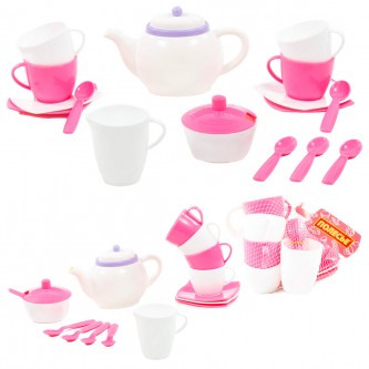 Набор посуды Алиса на 4 персоны 18 элементов в сеточке 58966 Набор посуды Алиса на 4 персоны 18 элементов в сеточке 58966