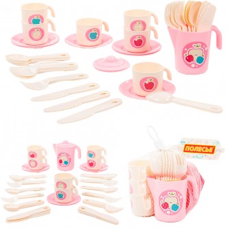 Набор посуды Анюта на 6 персон V6 32 элемента 80097 Набор посуды Анюта на 6 персон V6 32 элемента 80097