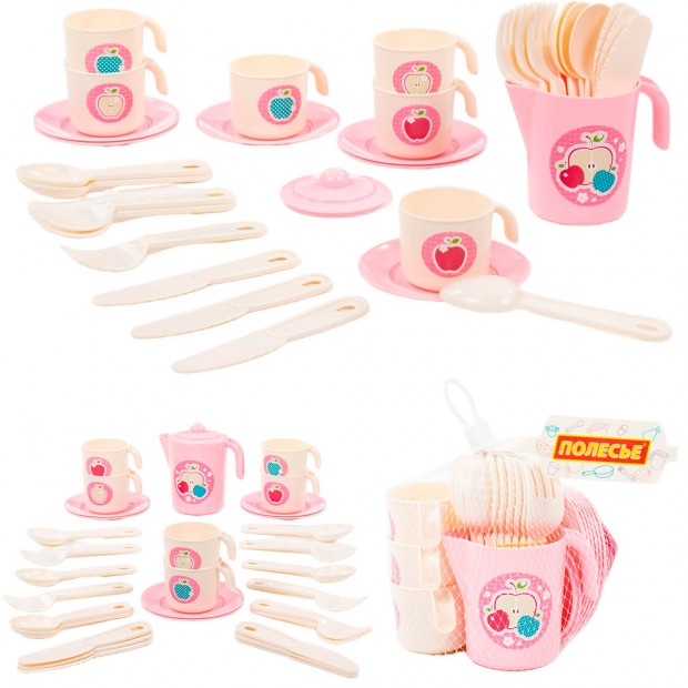 Набор посуды Анюта на 6 персон V6 32 элемента 80097 Набор посуды Анюта на 6 персон V6 32 элемента 80097