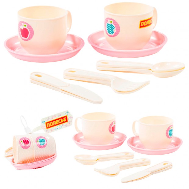 Набор посуды Минутка на 2 персоны V6 10 элементов в сеточке 80240 Набор посуды Минутка на 2 персоны V6 10 элементов в сеточке 80240