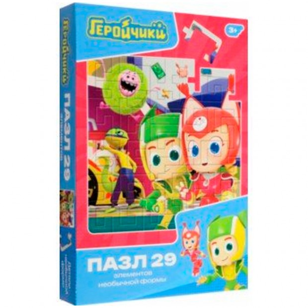 Пазл 29 Квадро.Геройчики. Друзья 07914 Пазл 29 Квадро.Геройчики. Друзья 07914
