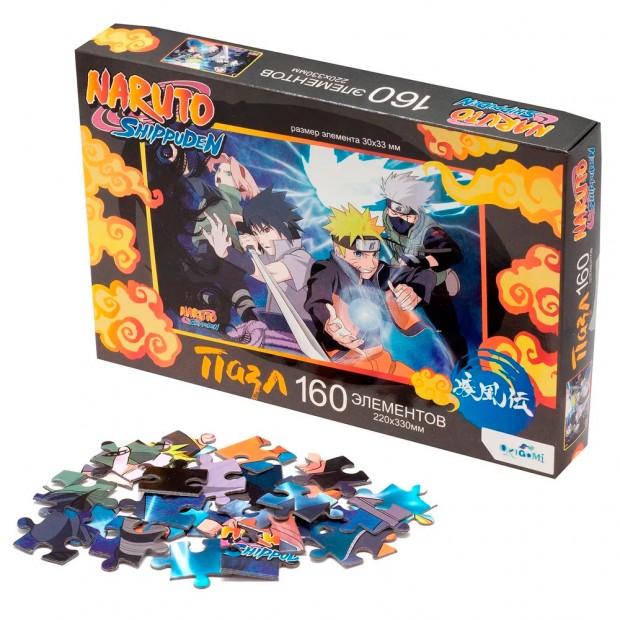 Пазл 160 Наруто.Команда номер семь 07292 Пазл 160 Наруто.Команда номер семь 07292