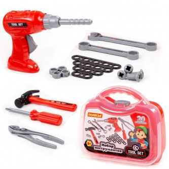 Набор инструментов №31 20 элементов в чемоданчике малом 94742 Набор инструментов №31 20 элементов в чемоданчике малом 94742