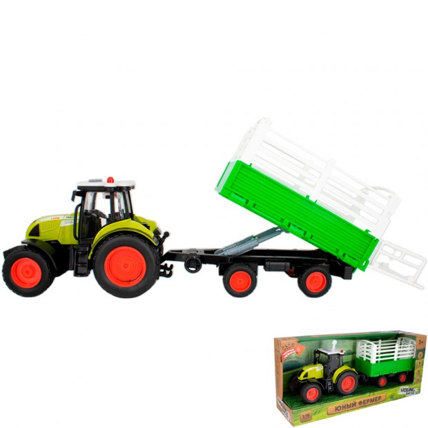 Трактор на батарейках MK900H свет, звук в коробке Трактор на батарейках MK900H свет, звук в коробке