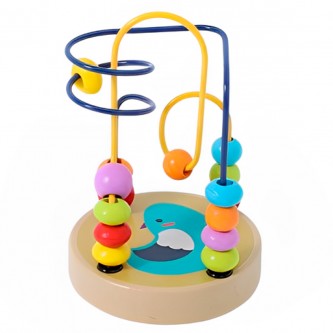 Деревянный Лабиринт Серпантин Птичка ИД-3156