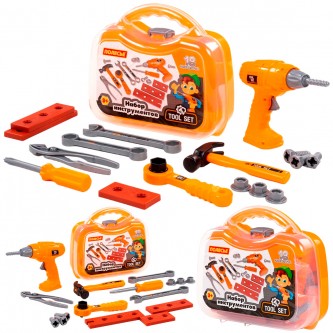 Набор инструментов №36 18 элементов в чемоданчике малом 96944 Набор инструментов №36 18 элементов в чемоданчике малом 96944