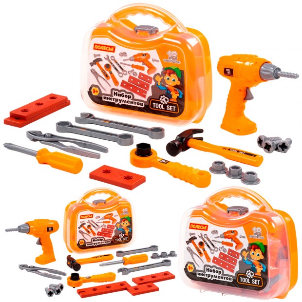 Набор инструментов №36 18 элементов в чемоданчике малом 96944