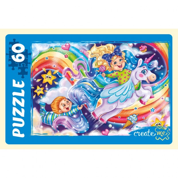 Пазл 60 Полет на единороге П60-6311 Пазл 60 Полет на единороге П60-6311