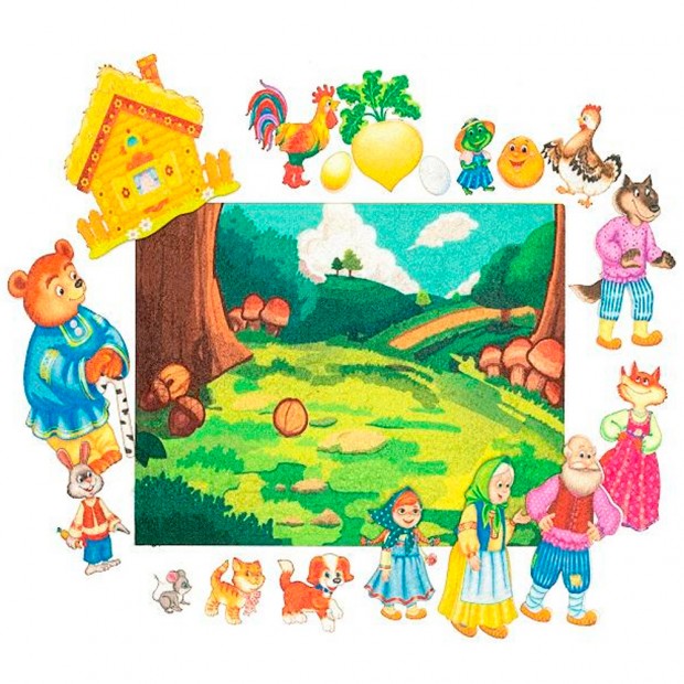 Игра Сказки 5 в 1 фетр LIP1288 Игра Сказки 5 в 1 фетр LIP1288