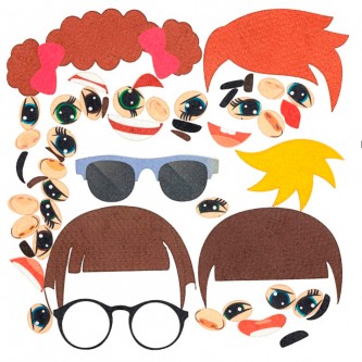 Игра Собери портрет фетр LIP1290 Игра Собери портрет фетр LIP1290