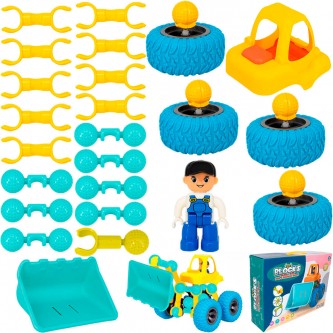 Конструктор 628-4A Строительная техника в коробке Конструктор 628-4A Строительная техника в коробке