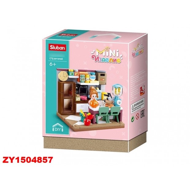 Констр-р Розовая серия 38-1016A 178 дет. в коробке Констр-р Розовая серия 38-1016A 178 дет. в коробке