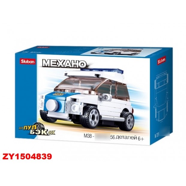 Конструктор Механо 38-0916H Машина 56 дет. в коробке Конструктор Механо 38-0916H Машина 56 дет. в коробке