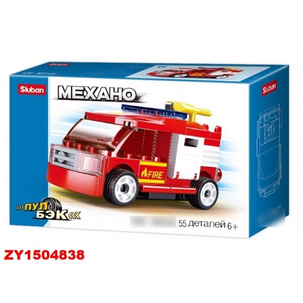 Конструктор Механо 38-0916G Пожарная машина 55 дет. в коробке Конструктор Механо 38-0916G Пожарная машина 55 дет. в коробке