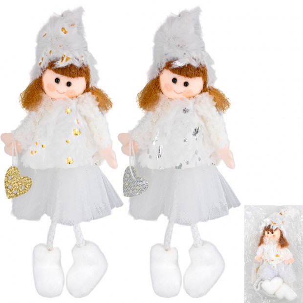 Ел.укр. мягкая игрушка Ангел 22 см 230-3964 Ел.укр. мягкая игрушка Ангел 22 см 230-3964