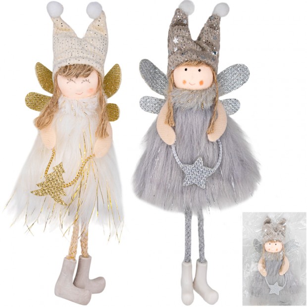 Ел.укр. мягкая игрушка Ангел 24 см 230-3956 Ел.укр. мягкая игрушка Ангел 24 см 230-3956