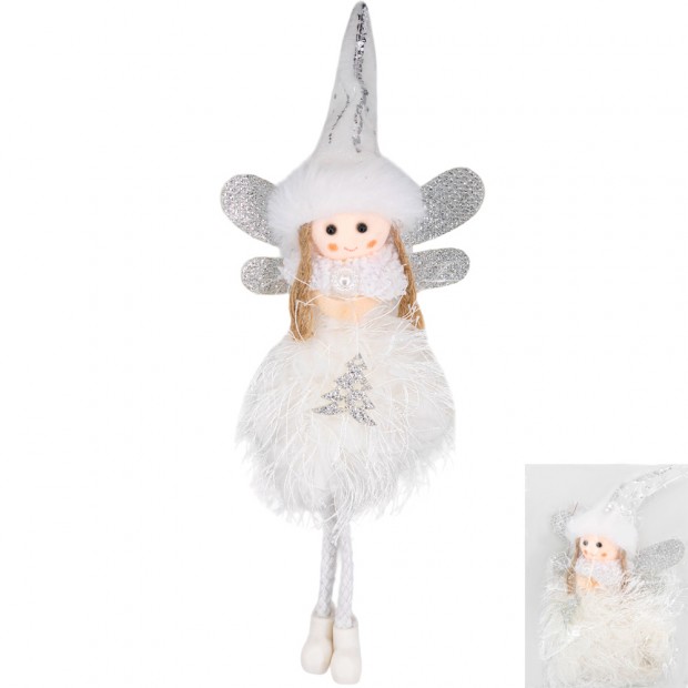 Ел.укр. мягкая игрушка Ангел 19 см 230-4004 Ел.укр. мягкая игрушка Ангел 19 см 230-4004