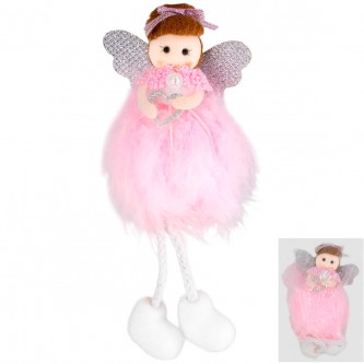 Ел.укр. мягкая игрушка Ангел 17 см 230-3934 Ел.укр. мягкая игрушка Ангел 17 см 230-3934
