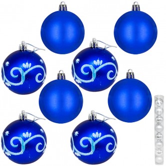 Елочный набор Шары 7см, 8 шт EL-885913-7 цв. в асс. Елочный набор Шары 7см, 8 шт EL-885913-7 цв. в асс.