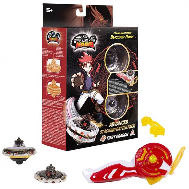 Игровой набор. Инфинити Надо. Волчок Стакинг Адвансд, Fiery Dragon. TM Infinity Nado 38775 Игровой набор. Инфинити Надо. Волчок Стакинг Адвансд, Fiery Dragon. TM Infinity Nado 38775