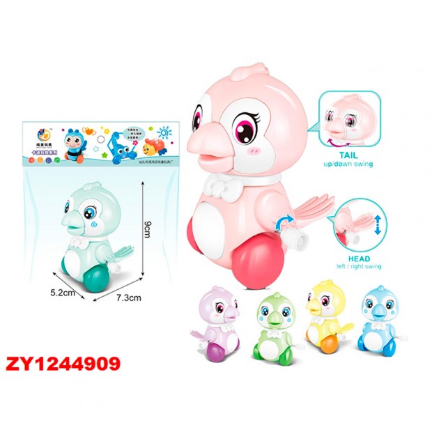 Игрушка заводная ZY1244909 Птичка в пакете Игрушка заводная ZY1244909 Птичка в пакете