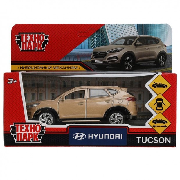 Модель TUCSON-12-BG HYUNDAI TUCSON бежевый Технопарк в коробке